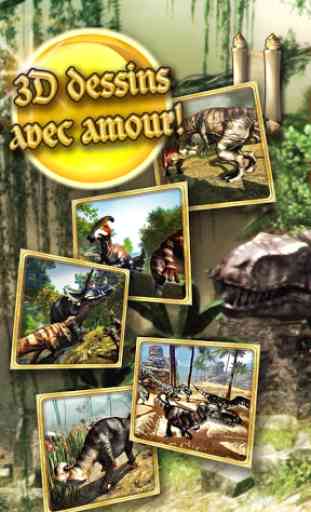 Dinosaures hunters puzzles 3D 4