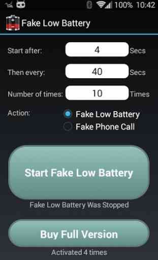 Fake Low Battery 1