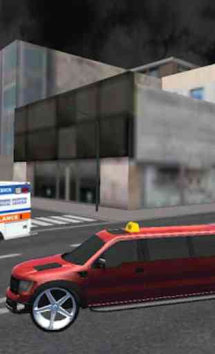 Fou Limousine 3D City Driver 4