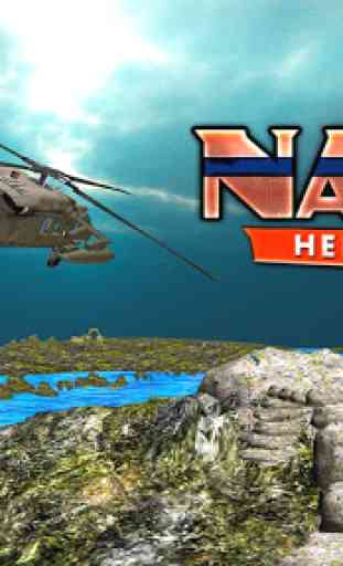 Hélicoptère 3D Guerre Gunship 1