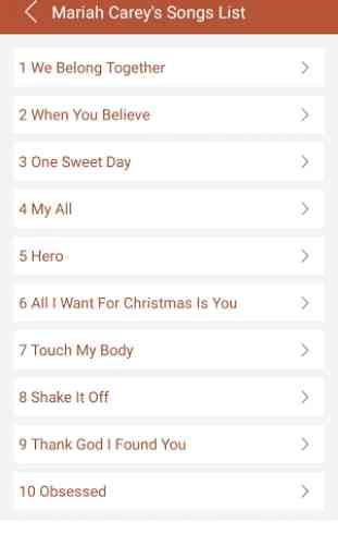 Hit Mariah Carey's Songs lyric 2