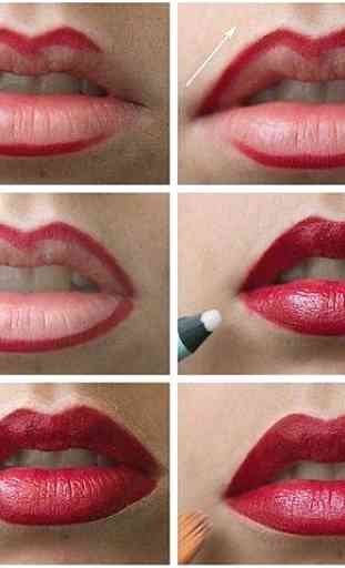 Lèvres Maquillage Tutorial 1