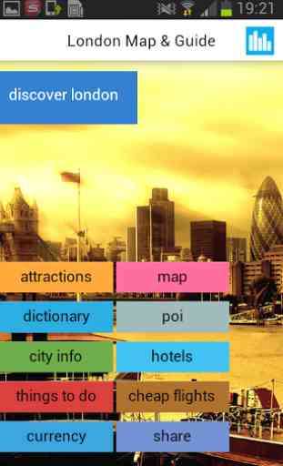 Londres carte hors ligne guide 1
