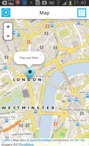 Londres carte hors ligne guide 2