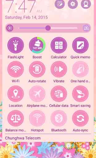 Lovely Pink ASUS ZenUI Theme 3