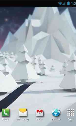 Low-poly winter Live Wallpaper 2