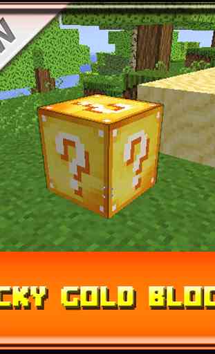 Lucky Gold Block Mod Minecraft 1