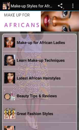 Make-up Styles for Africans 2