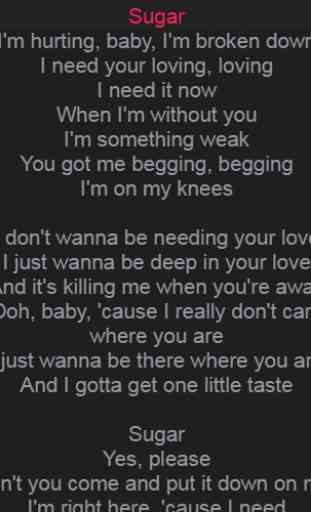 Maroon 5 Lyrics Hits 2