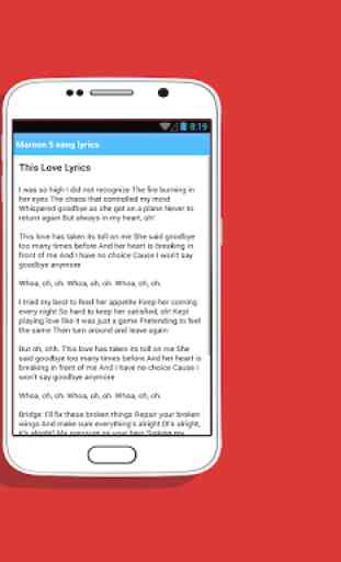 Maroon 5 songs lyrics 2