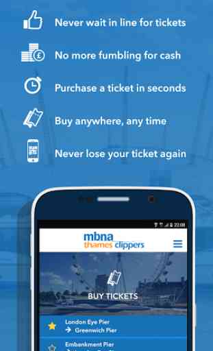MBNA Thames Clippers Tickets 1
