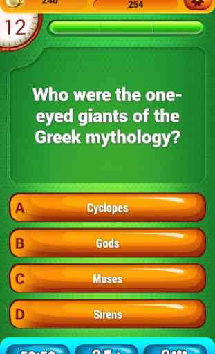 Mythologie Grecque Jeu Quiz 2