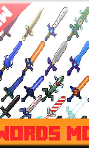 New Swords Mod for MCPE 1