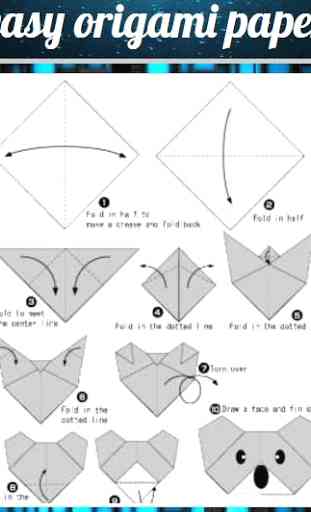 Papier origami facile 2