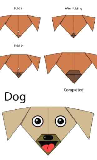 Papier origami facile 3