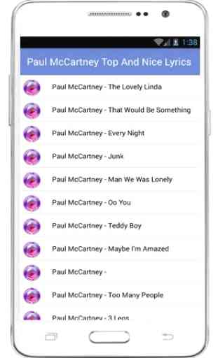 Paul McCartney Lyrics And Hits 1