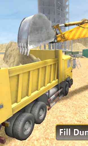 Pelle lourd Dump Truck 3D 3