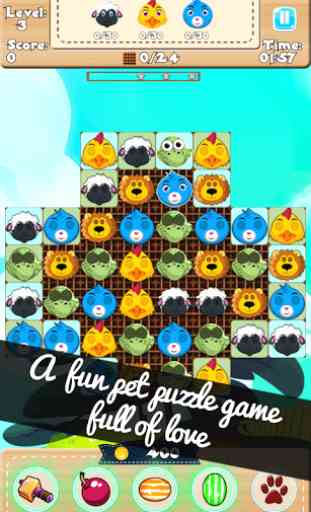 Pet Puzzle Match 3 Game 2