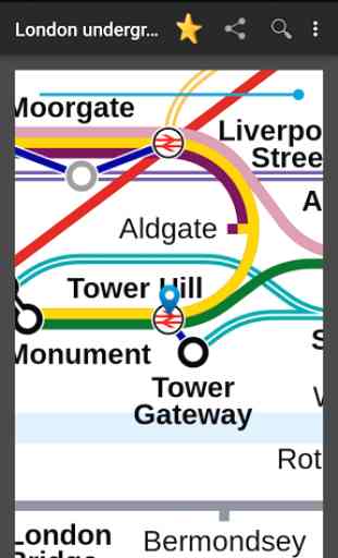 Plan du métro de Londres 2