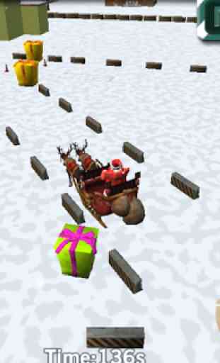 Santa sleigh parking 3D 1