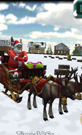 Santa sleigh parking 3D 2