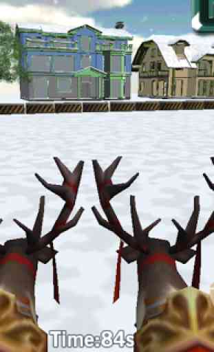 Santa sleigh parking 3D 3