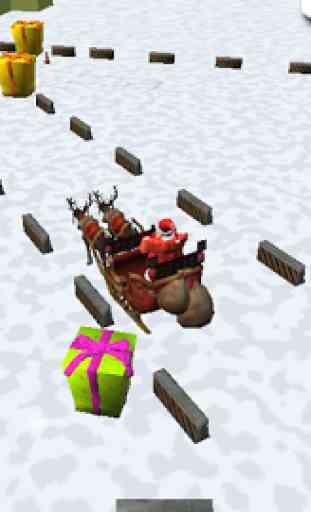 Santa sleigh parking 3D 4