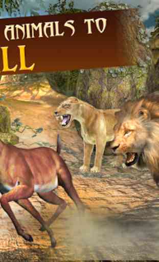 Angry Lion Jungle Simulation 2