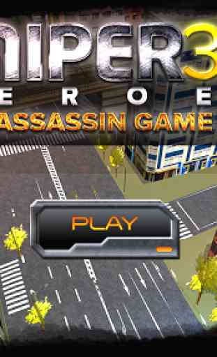 Sniper Assassin jeu Heroes 3D 1