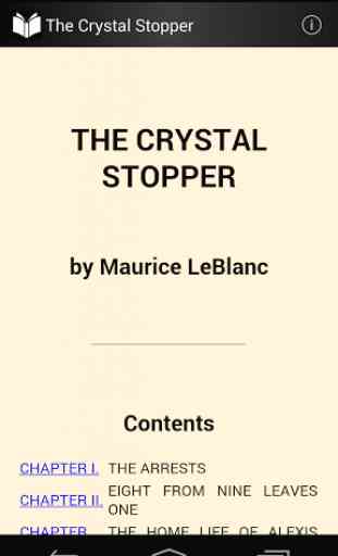The Crystal Stopper 1