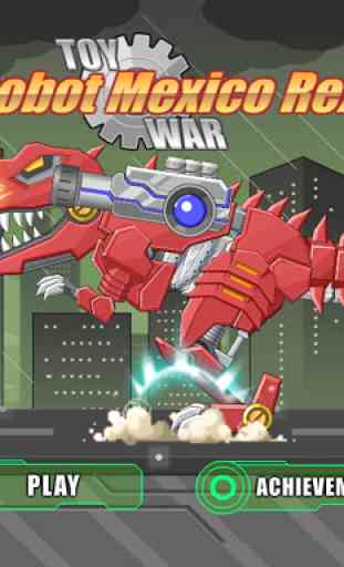 Toy Robot Mexico Rex Dino War 4