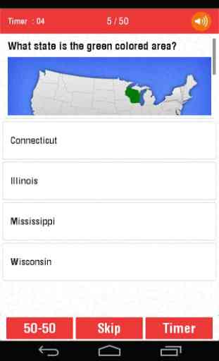 USA States and Capitals Quiz 4