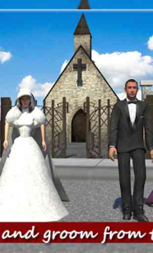 Wedding Luxury Limousine 3D 3