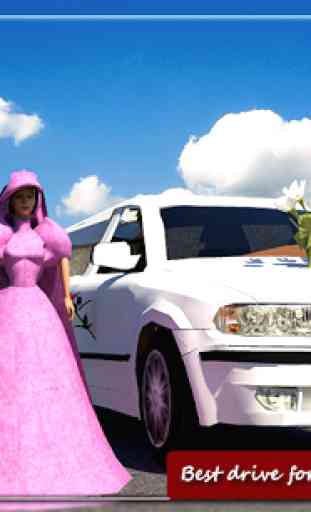 Wedding Luxury Limousine 3D 4