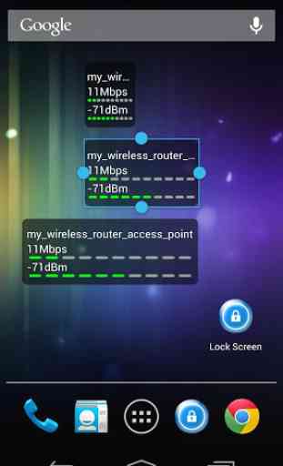 WiFi Status(Link Speed) Widget 1