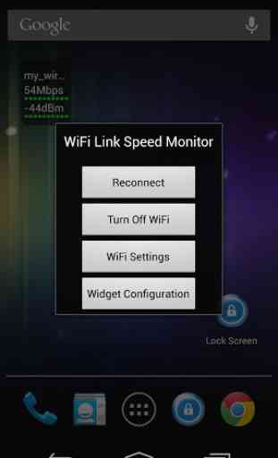 WiFi Status(Link Speed) Widget 2