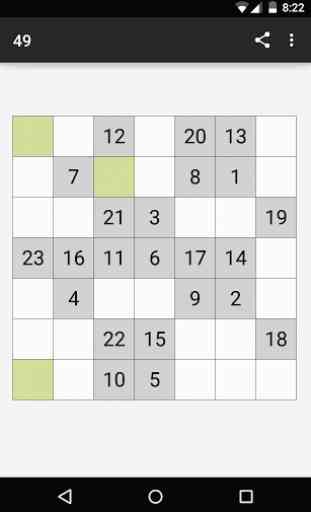 49 Squares - Logic challenge 2
