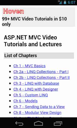 ASP.NET MVC Video Tutorials 2