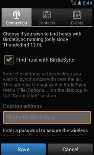 BirdieSync for Thunderbird 2