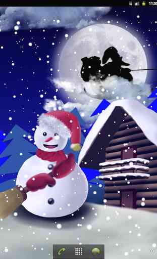 Bonhomme de neige de Noël LWP 2