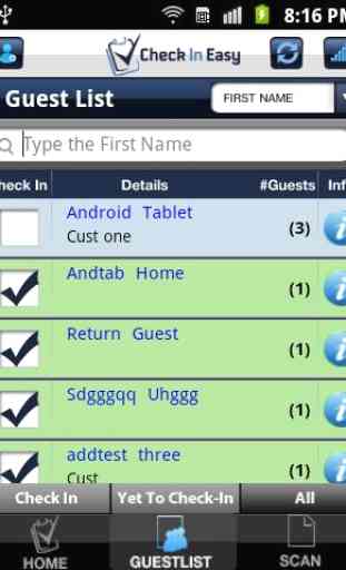Check In Easy Guest List App 4
