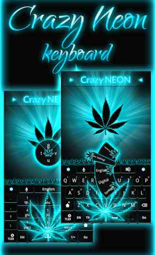 Crazy Neon Keyboard 1