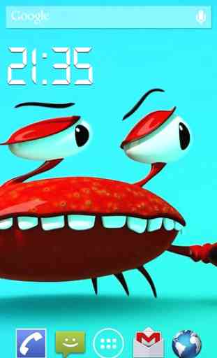 Drôle M. Crab Live Wallpaper 2