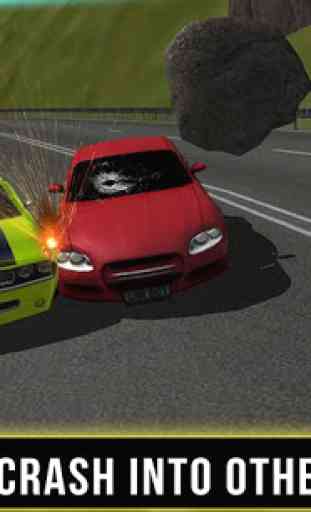 Eboulement Accident de voiture 1
