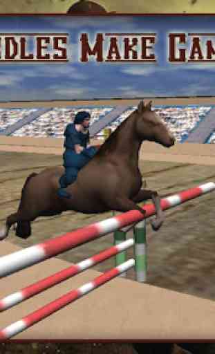 Horse Racing Jump Simulation 3