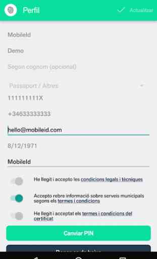 Mobile ID – Identitat al Mòbil 3
