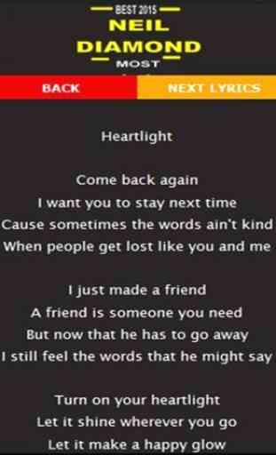 Neil Diamond Top Lyrics 3