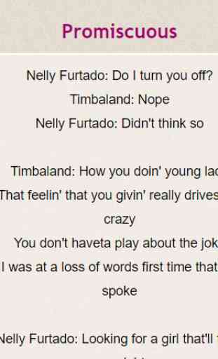 Nelly Furtado Lyrics 4