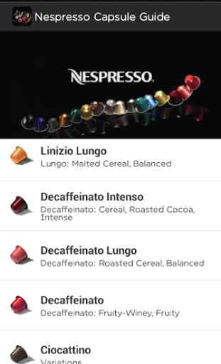 Nespresso Capsule Guide 3