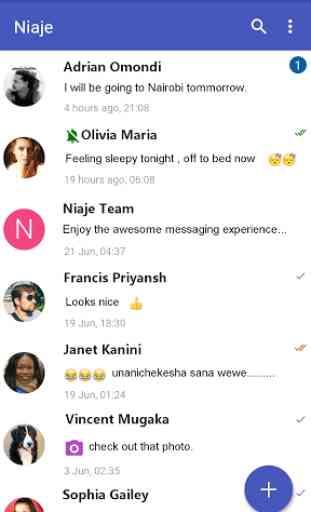 Niaje Messenger SMS & MMS 1